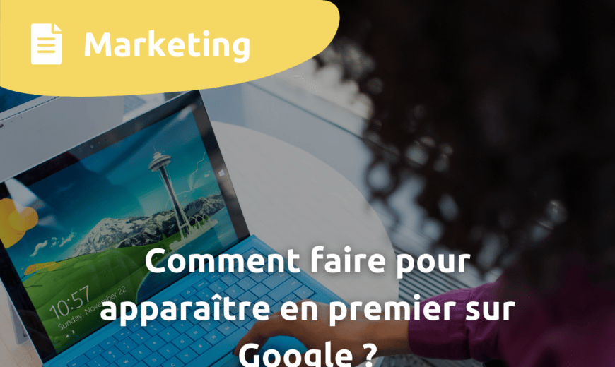 image comment faire pour apparaître en premier sur google