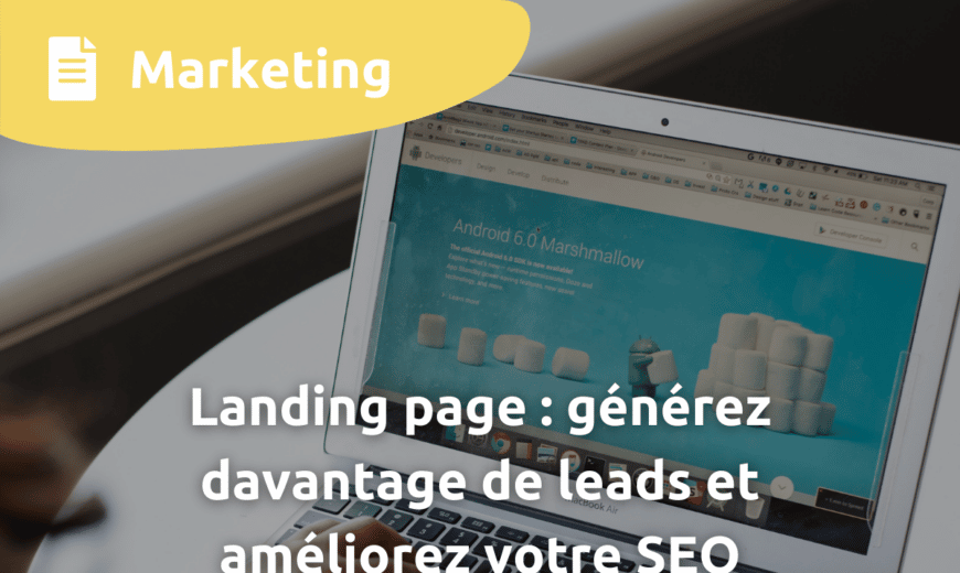 landing page générez davantage de leads et améliorez votre seo image